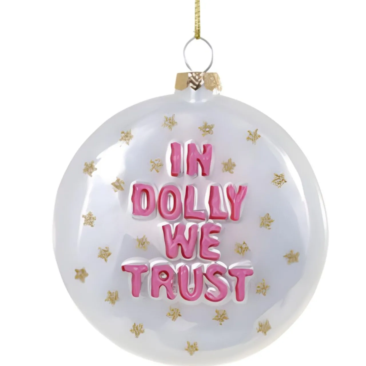 In Dolly We Trust Gold Star Christmas Ornament<Cody Foster & Co. Fashion
