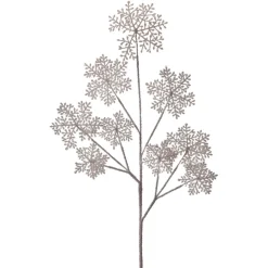 36in Frosted Snowflake Spray< Outlet