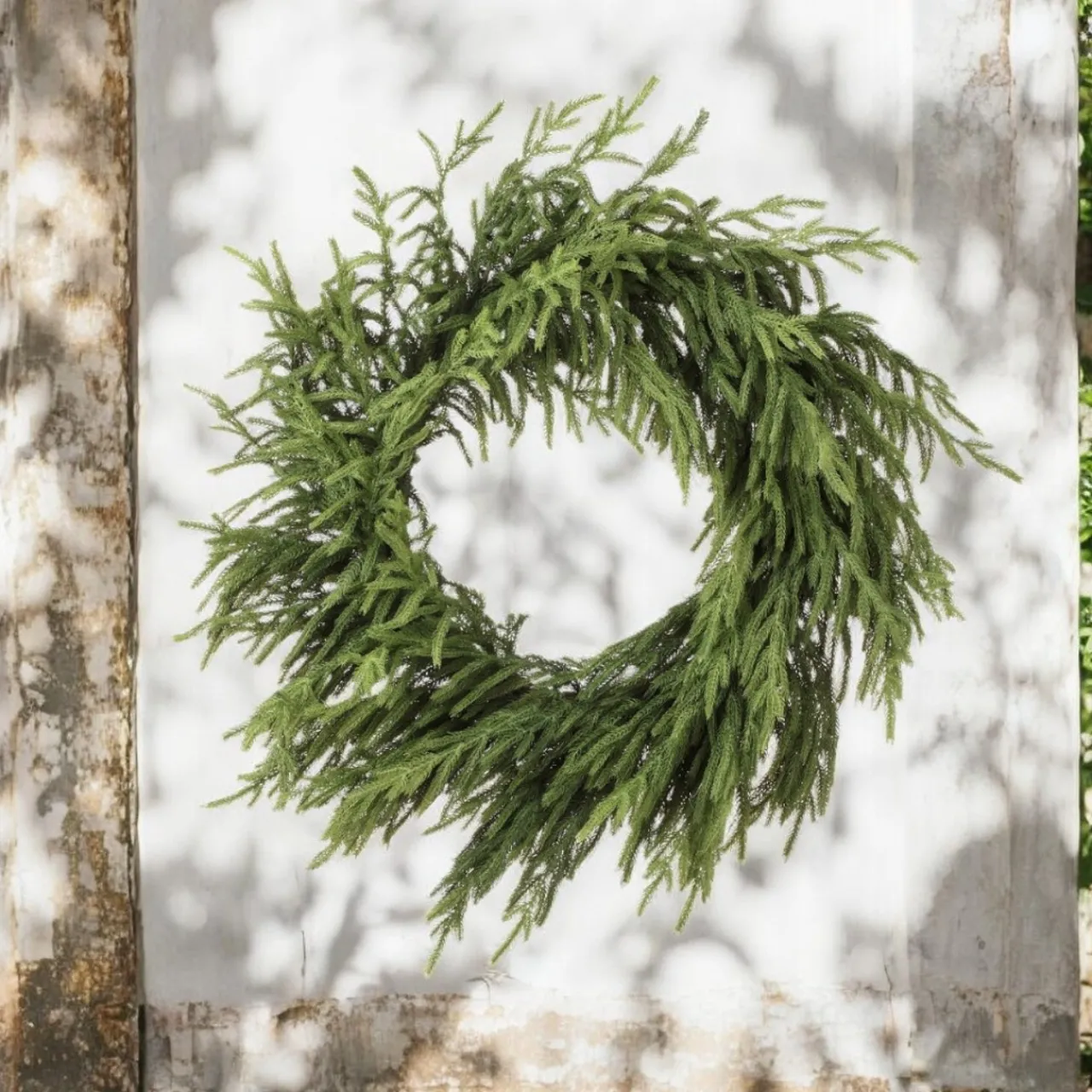 30in Just Cut Natural Touch Norfolk Pine Wreath< Fashion