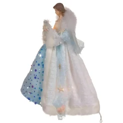 14in Lit Coastal Beach Angel Treetop<Kurt Adler Online