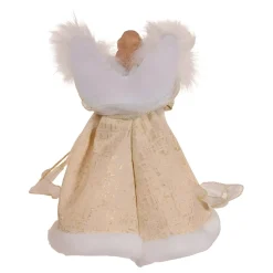 10in Lit Rustic Natural Angel Treetop<Kurt Adler Fashion