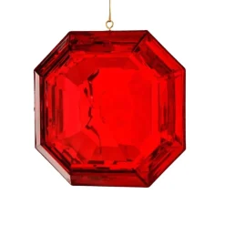 6 Inch Acrylic Square Precious Gem Ornament< Discount