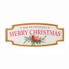 36 inch Cardinal Merry Christmas Wooden Wall Plaque< Online