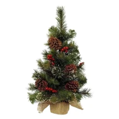 29.5 Inch Decorated Ipswich Pine Tree< Outlet