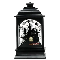 5 Inch Haunted House Lantern With Candle< Best