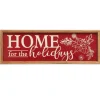 23 inch Home for the Holidays  Engraved Red Wall Sign< Online