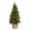 54 inch LED Holiday Tree with Wooden Box Stand< Fashion