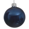 5.9 inch Night Blue Glass Ornament< Discount