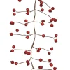 51 inch Red Foam Cranberries Garland< Hot