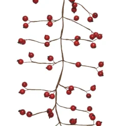 51 inch Red Foam Cranberries Garland< Hot
