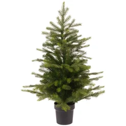 35.5 Inch Unlit Grandis Pine Potted Tree< Best
