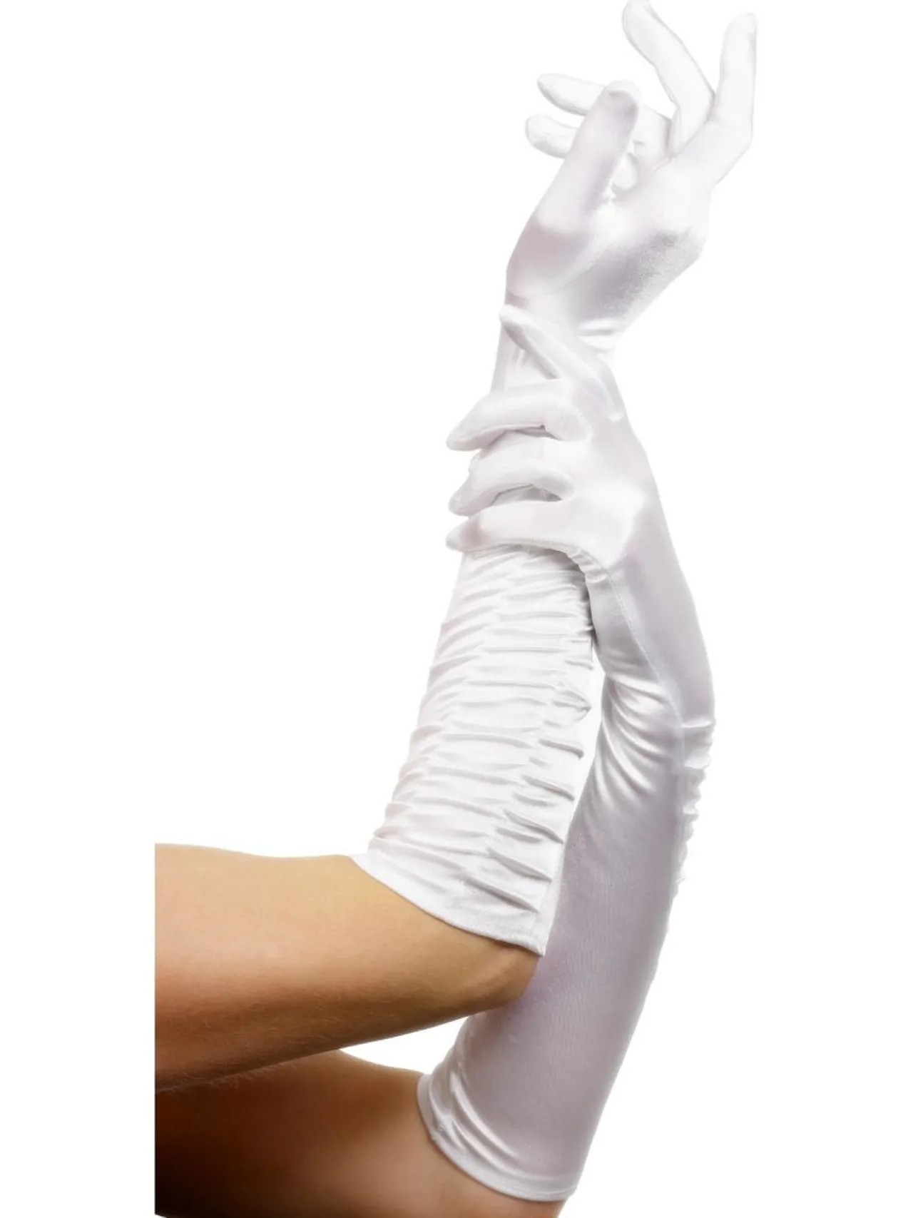 Includes Temptress Gloves, White, Long by Smiffys< Best
