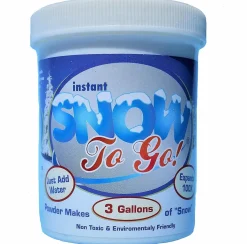 INSTANT SNOW TO GO! REAL LOOKING SNOW IN A JAR! - The Christmas Loft< New