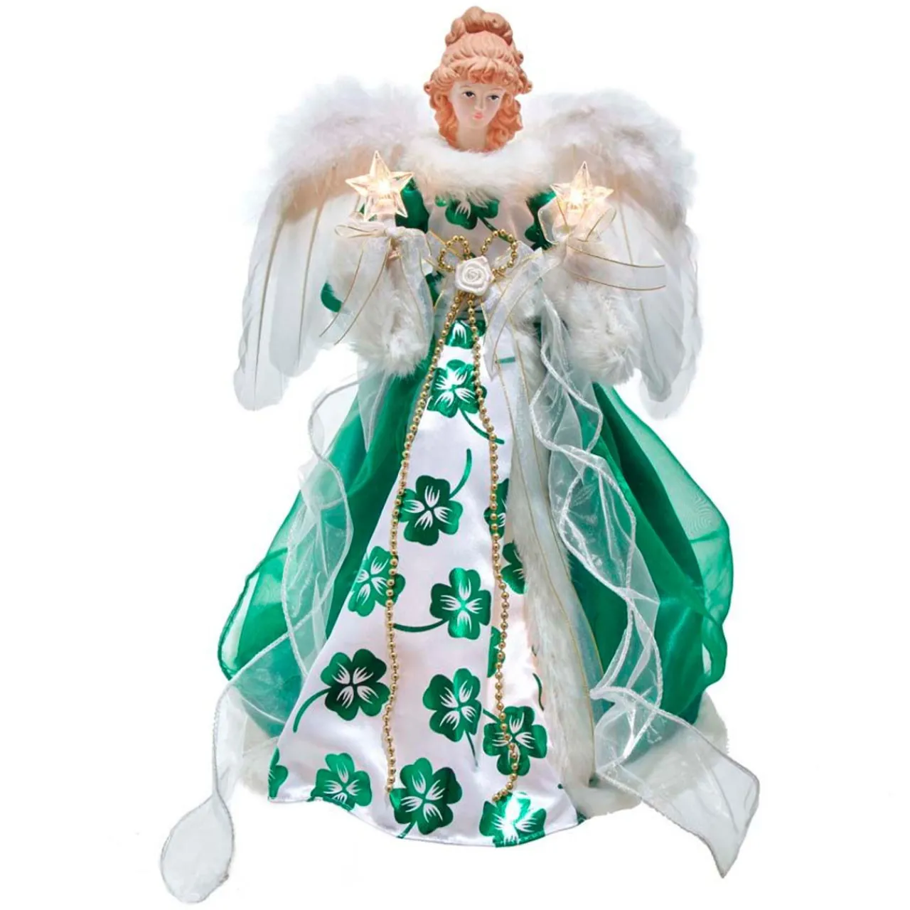Irish Angel Lighted Treetop<Kurt Adler Fashion