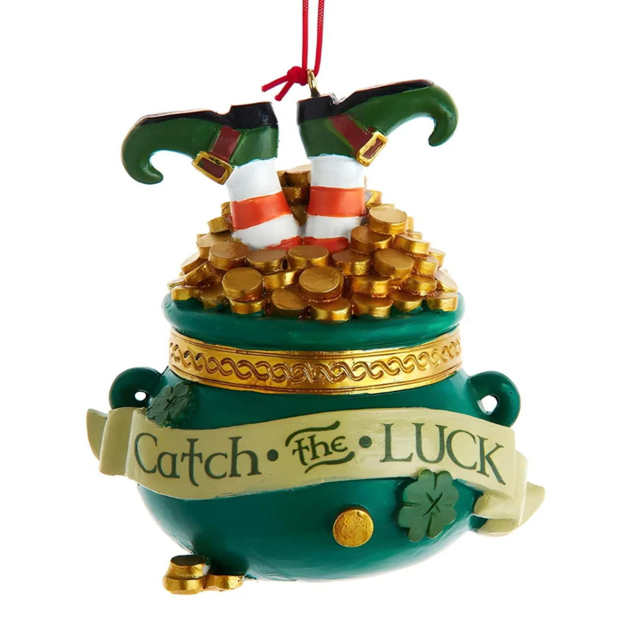 Irish Pot of Gold Ornament<Kurt Adler Fashion
