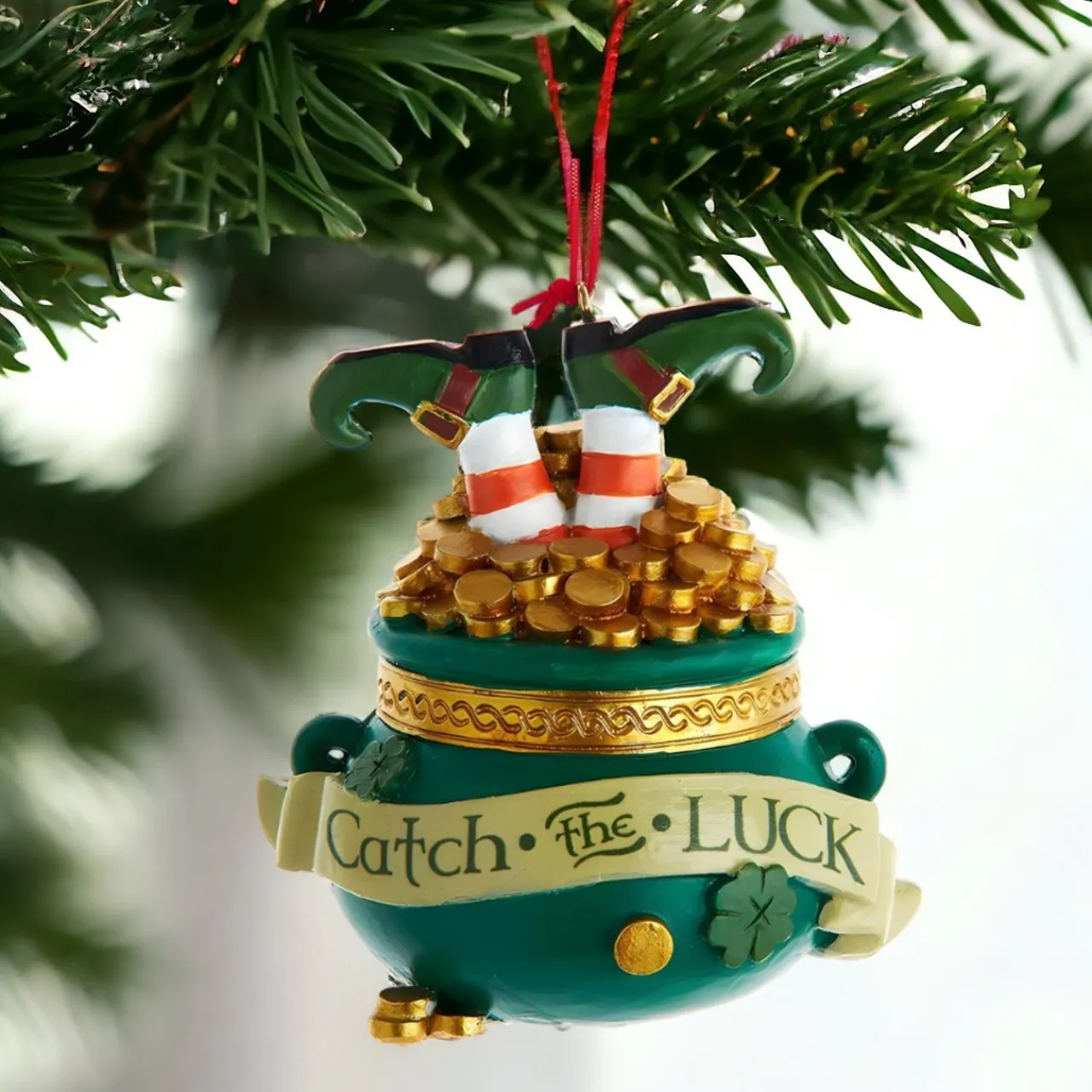 Irish Pot of Gold Ornament<Kurt Adler Fashion
