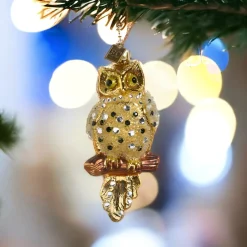 Jeweled Owl Ornament< Fashion