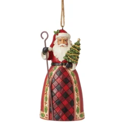 - Heartwood Creek - Highland Glen Santa Staff Ornament<Jim Shore Sale