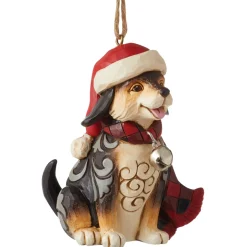 - Heartwood Creek - Highland Glen Dog In Plaid Scarf Ornament<Jim Shore Sale