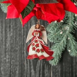 - Heartwood Creek - Christmas Angel With Cardinals Ornament<Jim Shore Discount