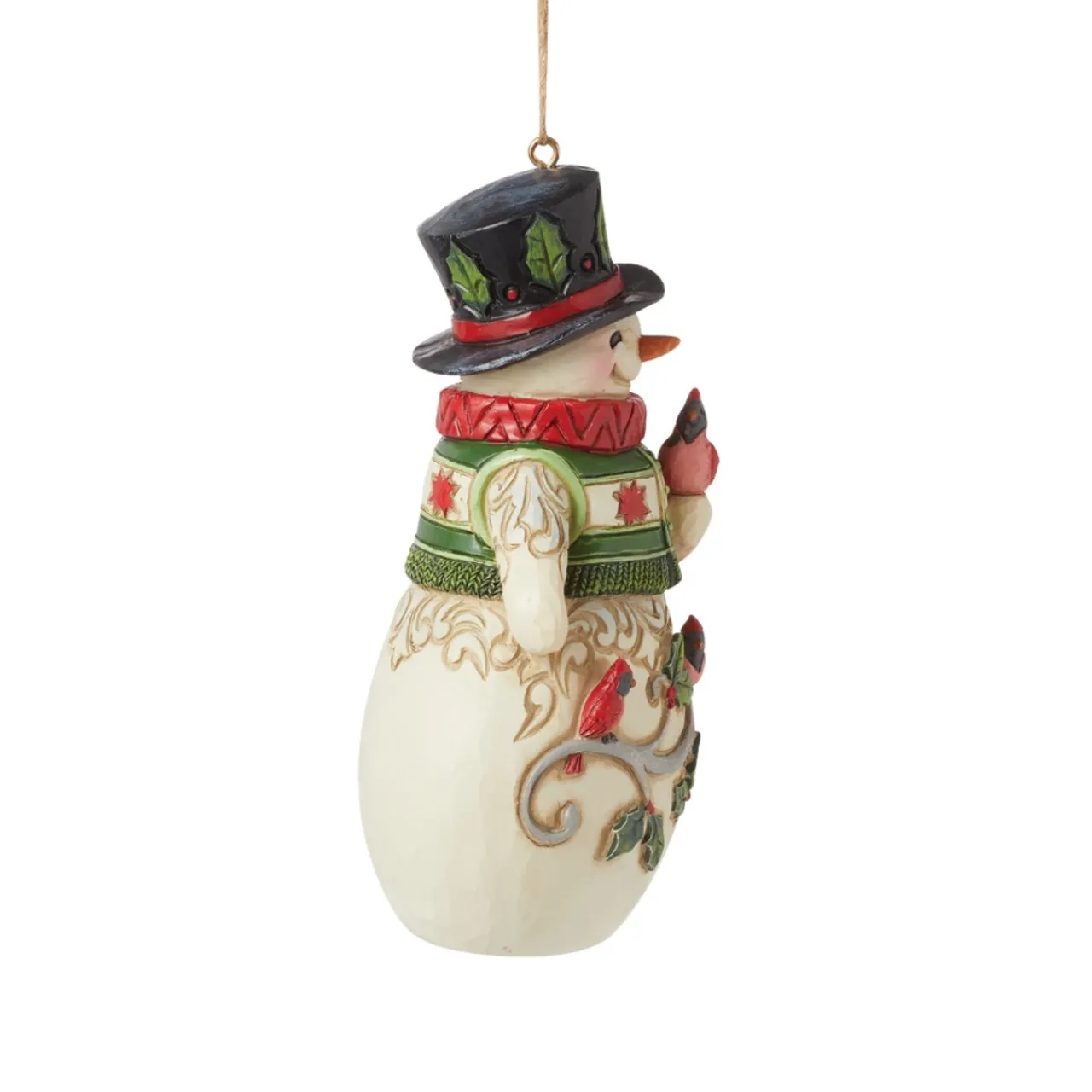 - Heartwood Creek - Snowman with Cardinal Ornament<Jim Shore Fashion