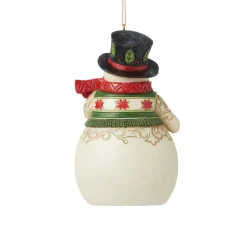 - Heartwood Creek - Snowman with Cardinal Ornament<Jim Shore Fashion