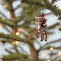 - Rudolph Traditions - Rudolph With Stacked Presents Ornament<Jim Shore Online