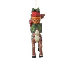 - Rudolph Traditions - Rudolph With Stacked Presents Ornament<Jim Shore Online