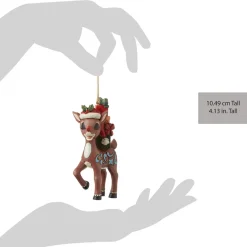 - Rudolph Traditions - Rudolph With Stacked Presents Ornament<Jim Shore Online