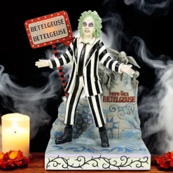 - Beetlejuice Figurine with Sign and Gravestone<Jim Shore Best