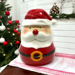 Jolly Santa Dolomite Cookie Jar< Fashion