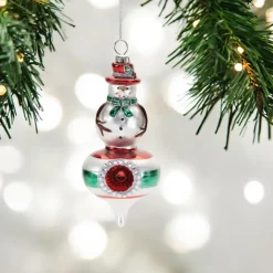 Jolly Snowman Reflector Ornament< Best