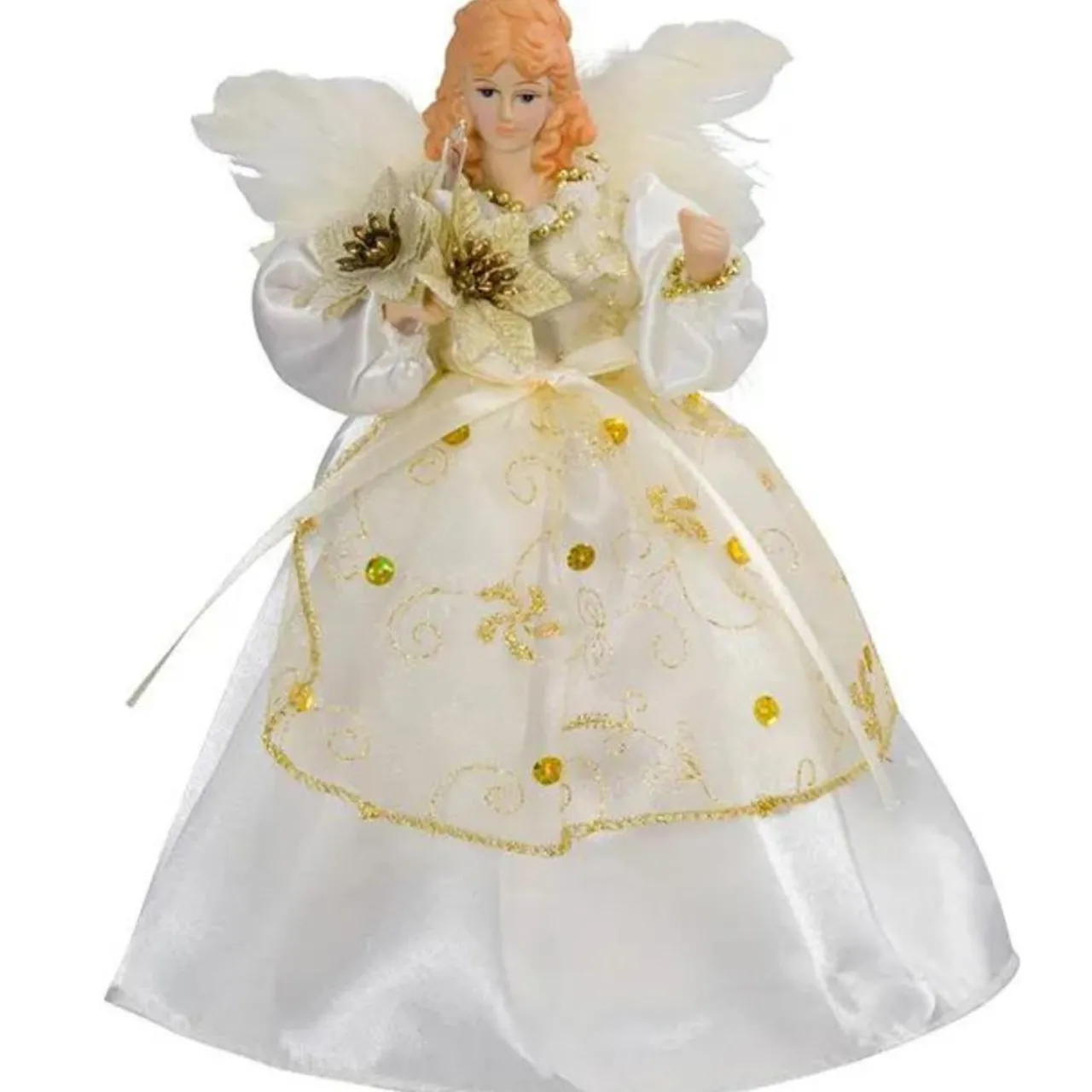 - Ivory and Gold Angel Tree Topper | The Christmas Loft<Kurt Adler Best