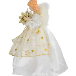 - Ivory and Gold Angel Tree Topper | The Christmas Loft<Kurt Adler Best