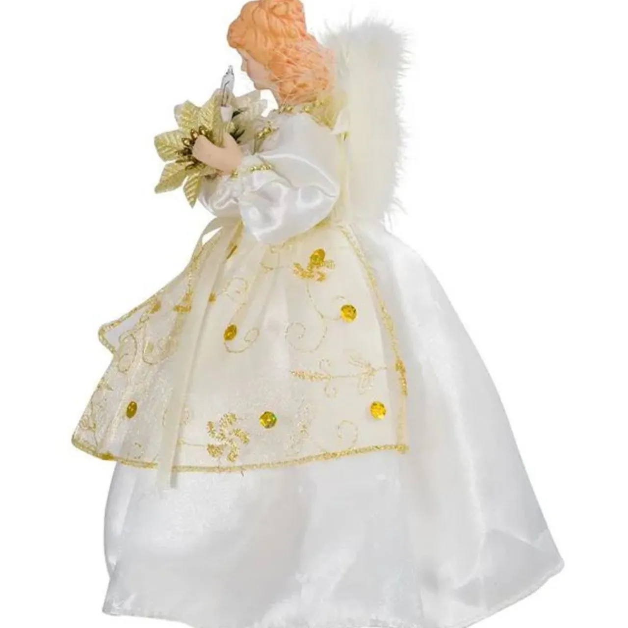 - Ivory and Gold Angel Tree Topper | The Christmas Loft<Kurt Adler Best
