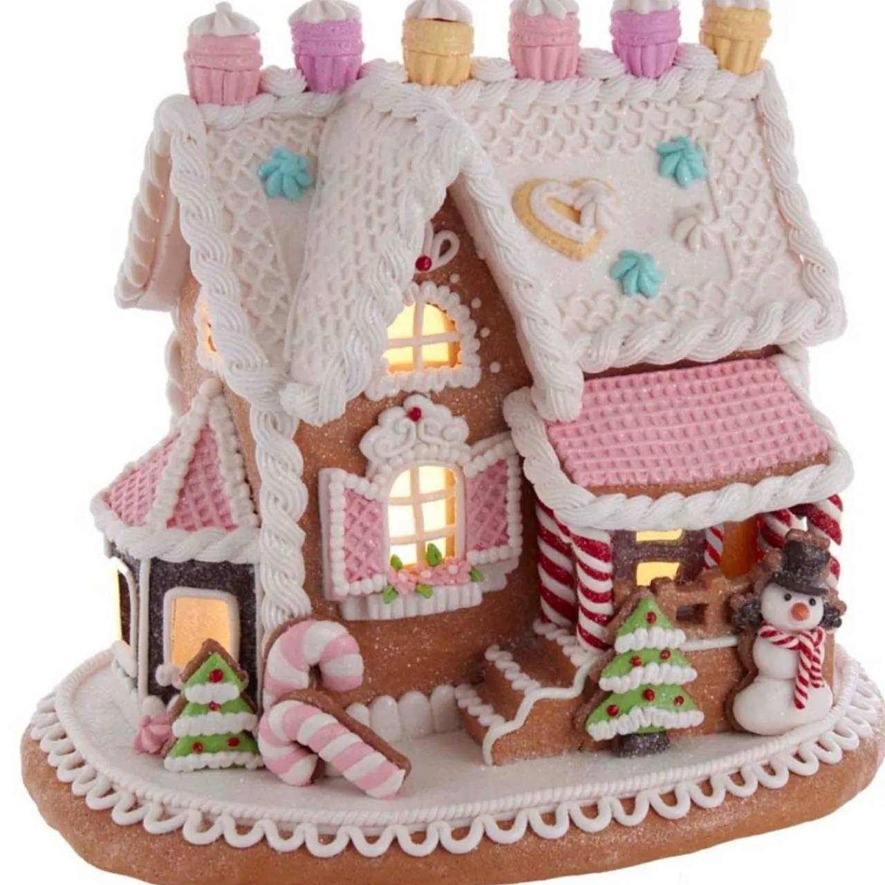 - LED Pastel Sweets Gingerbread House | The Christmas Loft<Kurt Adler Fashion