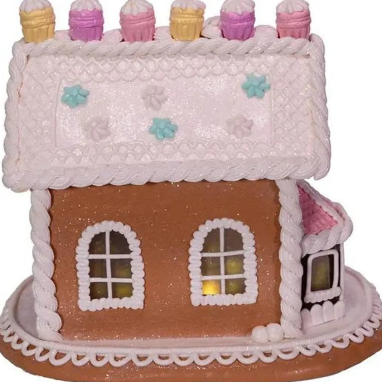 - LED Pastel Sweets Gingerbread House | The Christmas Loft<Kurt Adler Fashion