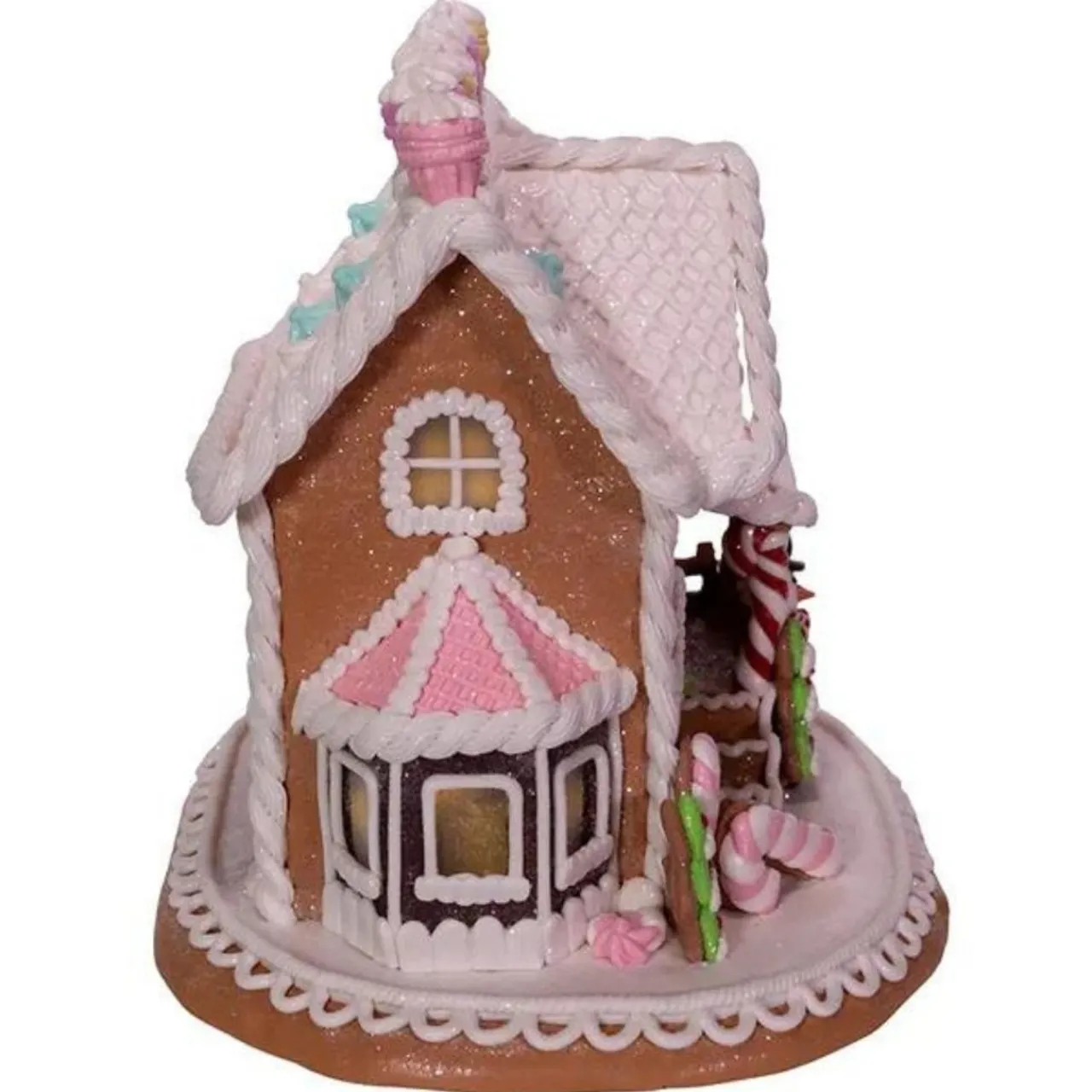 - LED Pastel Sweets Gingerbread House | The Christmas Loft<Kurt Adler Fashion