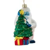 Bumble & Tree Glass Ornament, 5" - Rudolph Series<Kurt Adler Discount