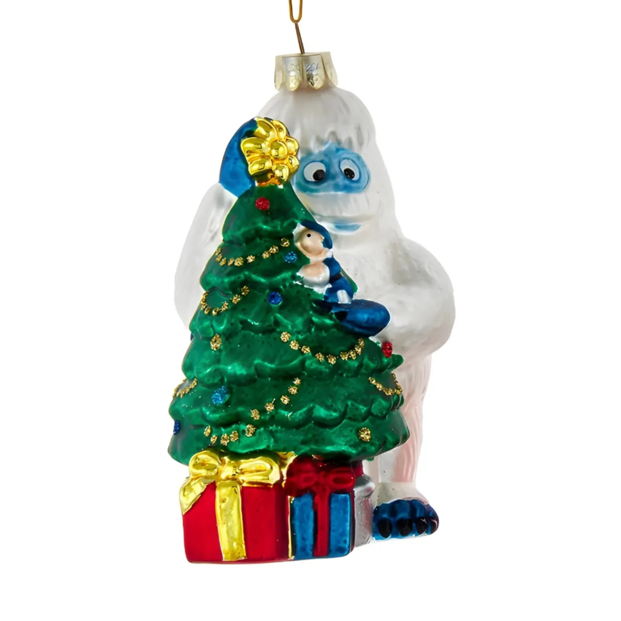 Bumble & Tree Glass Ornament, 5" - Rudolph Series<Kurt Adler Discount