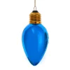 Classic Light Blue C7 Bulb Glass Ornament 4.5" F2298<Kurt Adler Sale