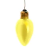 Yellow C7 Bulb Glass Ornament 4.5" F2298<Kurt Adler Online