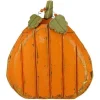 Large Carved Wooden Jack-O-Lantern Pumpkin Halloween And Fall Decor< Online