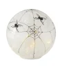 Large Frosted Glass LED Spider Web Globe with Timer< Discount