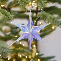 Large Iridescent Star Ornament< Online