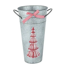 Large Red Christmas Tree Bucket< Online