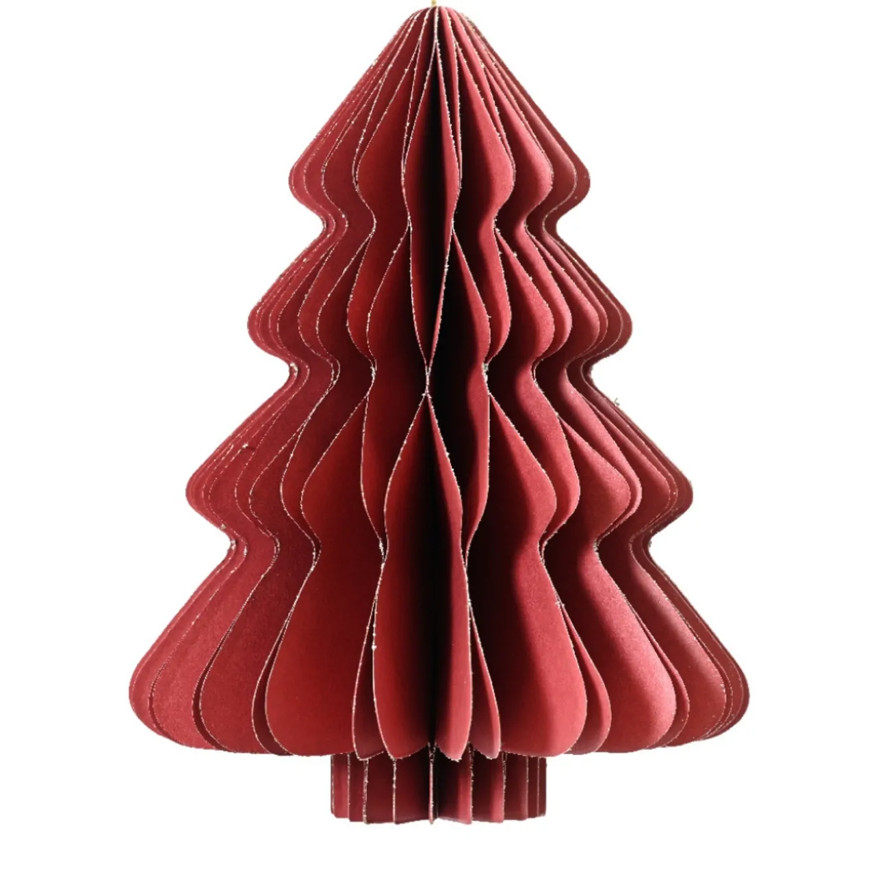 Large Red Paper Tree Ornament< Best