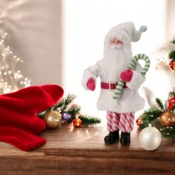 Large Soo Sweet Santa Holding Candy Cane Figurine< Outlet