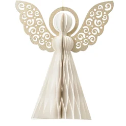 Large White Paper Angel Ornament< Fashion