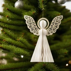 Large White Paper Angel Ornament< Fashion